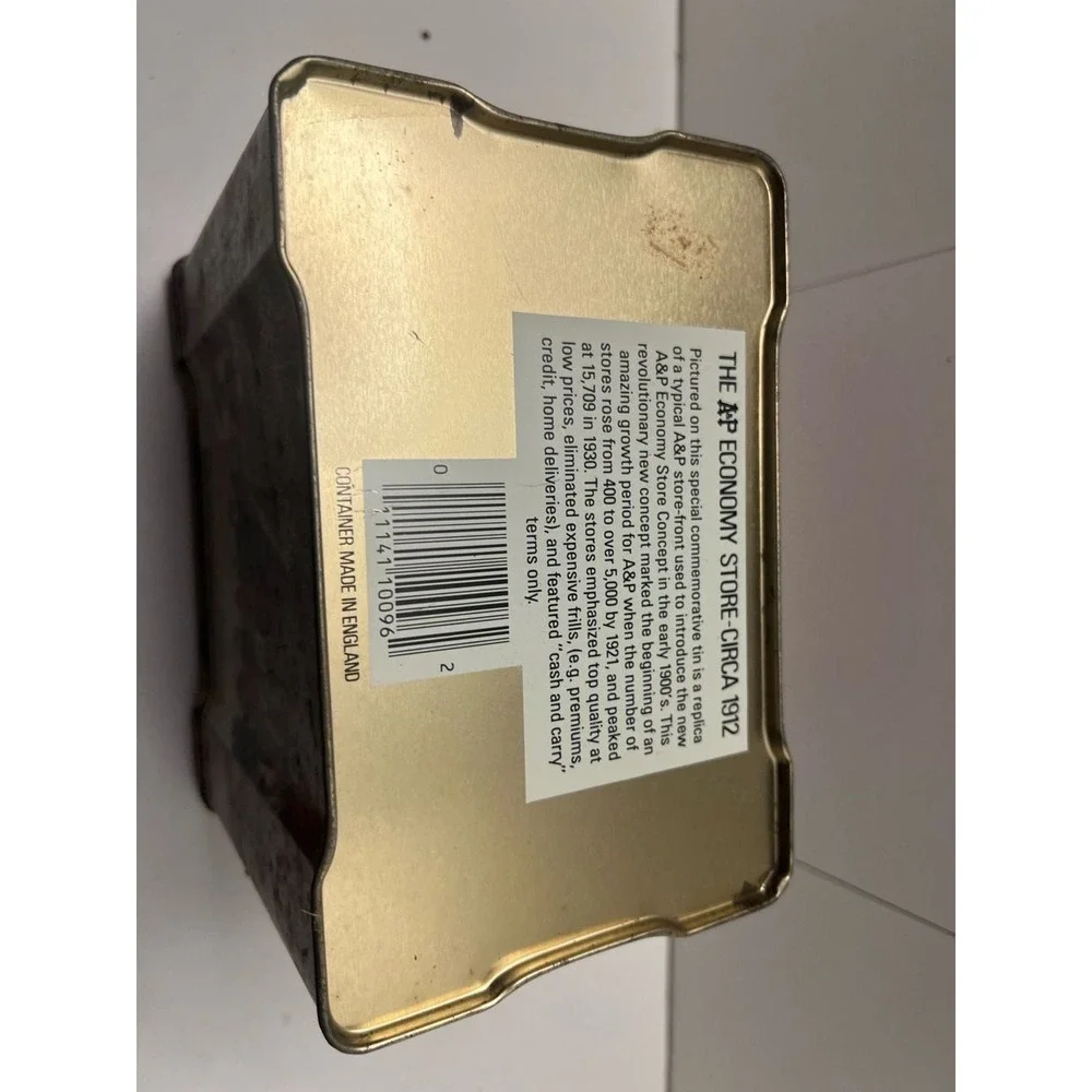Vintage A&P 125th Anniversary 1984 Tin - The Home of Eight O'Clock Coffee